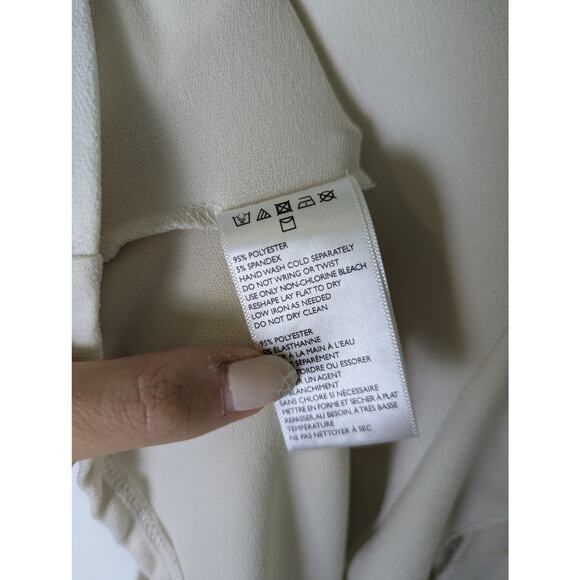 Urban Outfitters Cream Flutter Sleeve Babydoll V Neck Top Women Size S Fairy Y2K - Picture 8 of 10